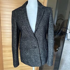 THEORY Sargent Black Wool Blazer Jacket Women’s Small